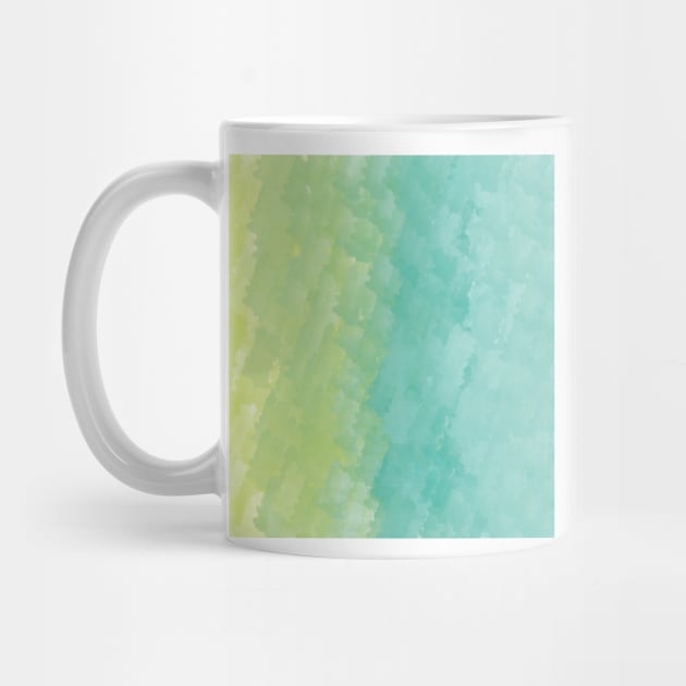 Green and Blue Ombre Watercolor Cloud by designsbyjuliee